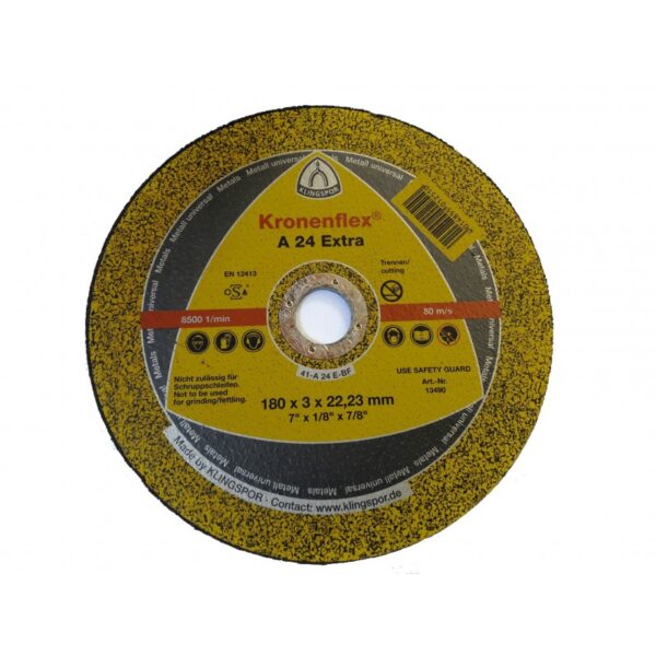 Discos de corte Metal Kronenflex  A 24 Extra de Klingspor 4.5-7-9 PLG