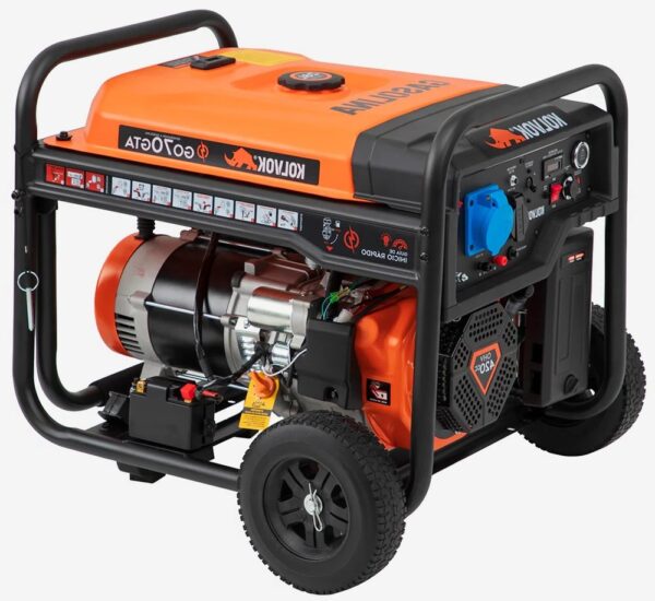 GENERADOR A GASOLINA 6.5 KVA KOLVOK GO70GTA